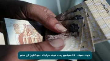 موعد صرف.. 24 سبتمبر يحدد موعد مرتبات الموظفين في مصر